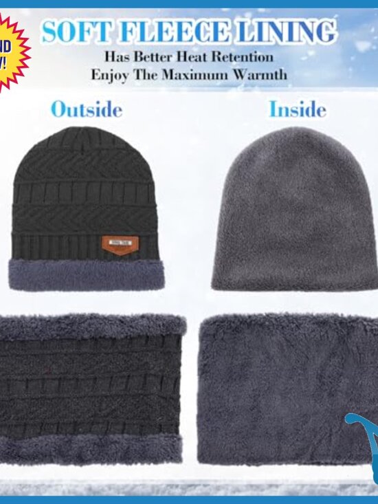 240-Piece Winter Accessory Bundle: Beanie Gloves Scarf Socks Earmuffs